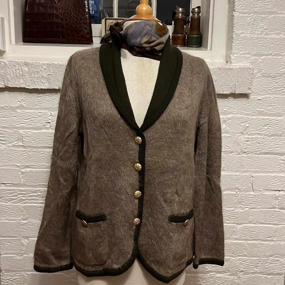 Vintage Escada Mohair sweater jacket